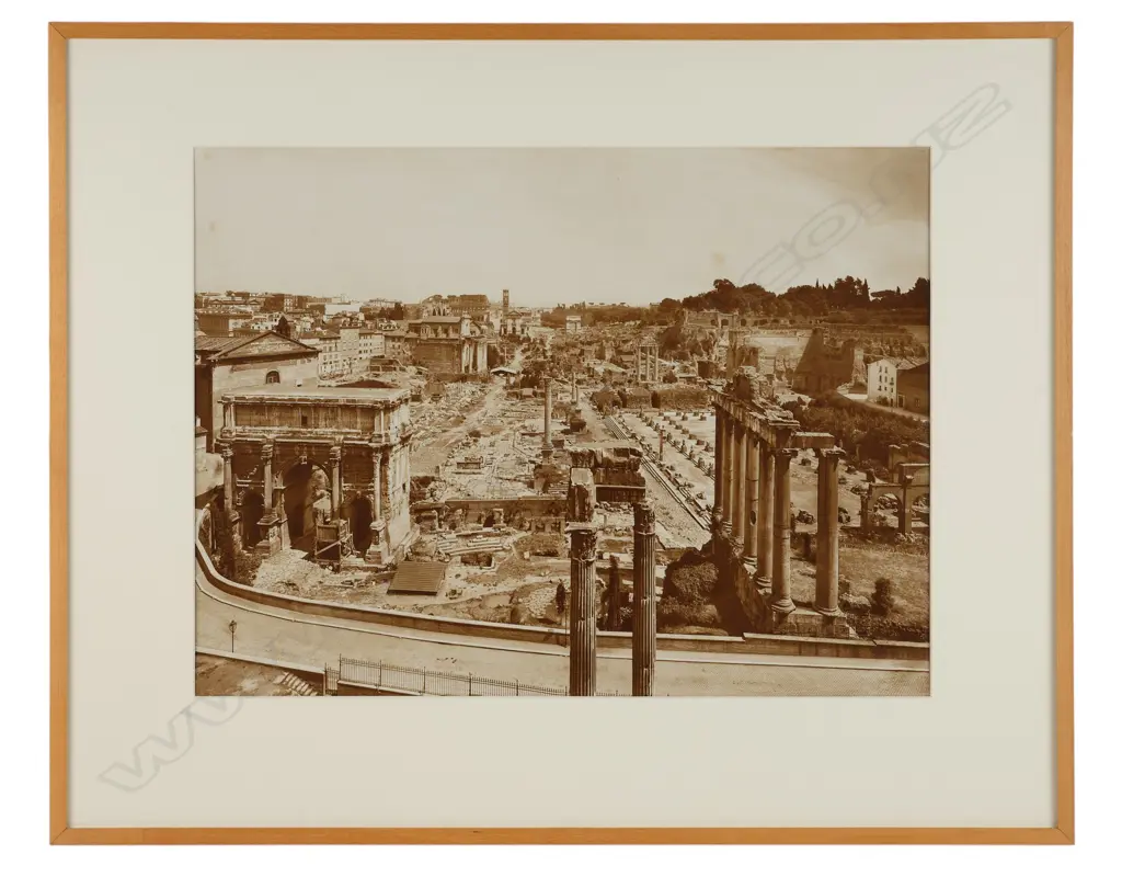 Unidentified photographer 'View of the Roman Forum from the Capitoline Hill about 1900', Image 1++